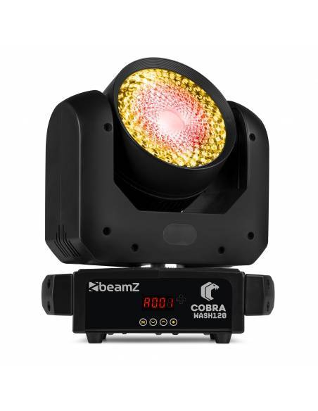 Beamz Cobra Wash120 Cabeza móvil LED con anillo LED - 1