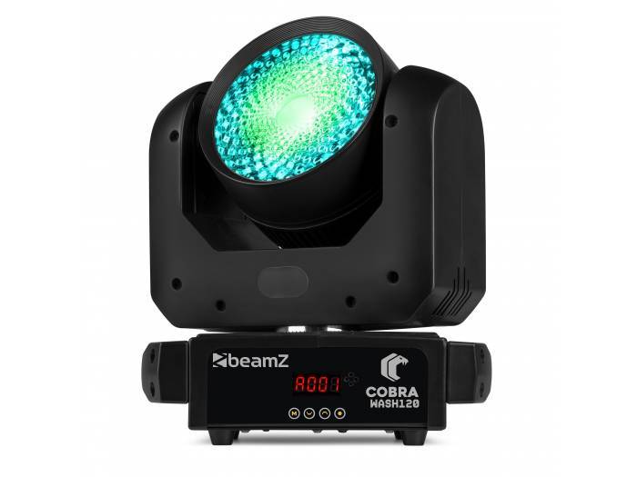 Beamz Cobra Wash120 Cabeza móvil LED con anillo LED - 2