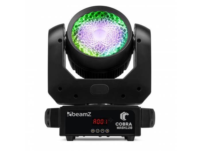 Beamz Cobra Wash120 Cabeza móvil LED con anillo LED - 3