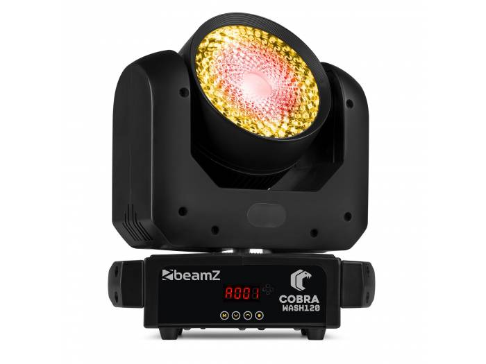 Beamz Cobra Wash120 Cabeza móvil LED con anillo LED - 7