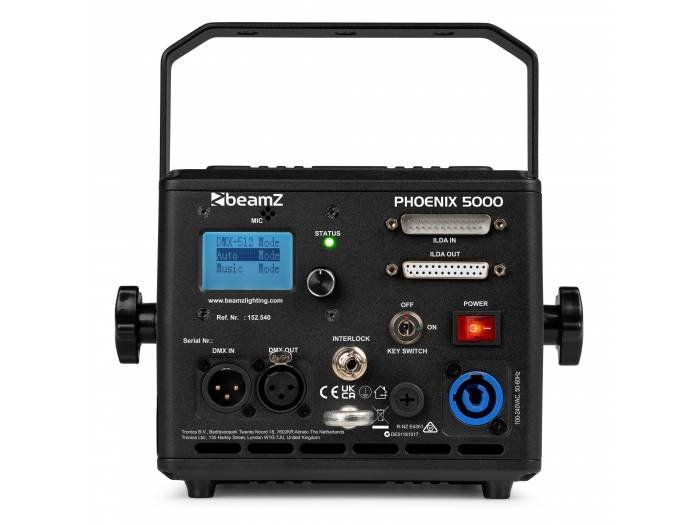 Beamz Phoenix 5000 láser analógico - 3