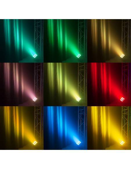 Beamz Pro   StarColor75 Baño de color 9x 8W RGBA Exterior - 2
