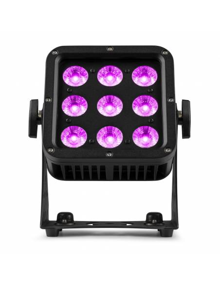 Beamz Pro   StarColor75 Baño de color 9x 8W RGBA Exterior - 9