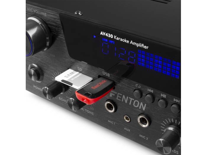 FENTON AV430B Amplificador HiFi 2x 300W Negro