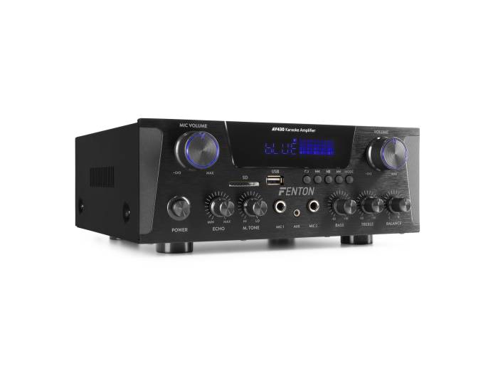 FENTON AV430B Amplificador HiFi 2x 300W Negro