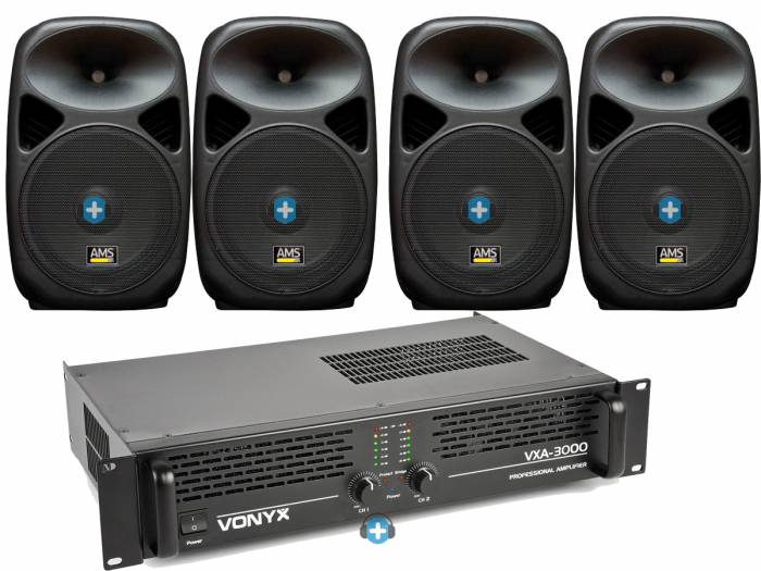 Pack de sonido RIDDLE con 3600w de potencia maxima