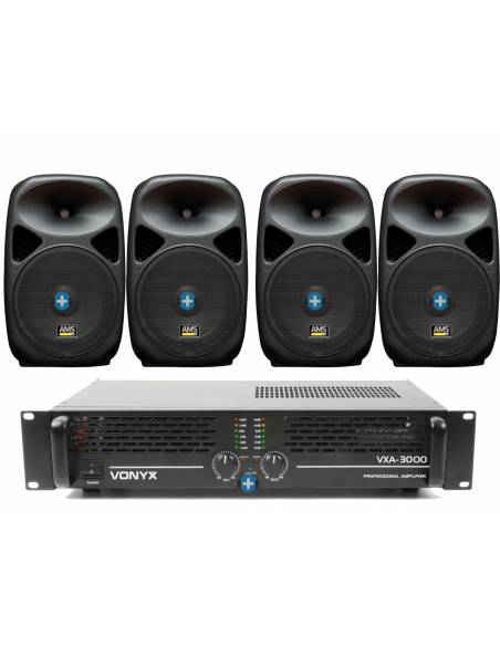 Pack de sonido RIDDLE con 3600w de potencia maxima