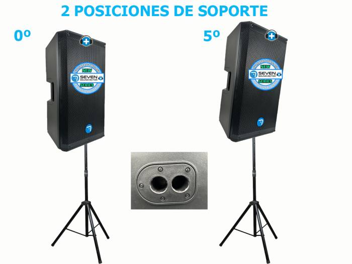 SEVEN SV15APRO-TWS-ASP ALTAVOZ ACTIVO 15” BI- AMPLIFICADO CON ASP MP3 y BT-TWS 1500W
