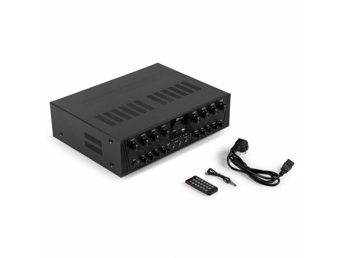 Power Dynamic PV280BT Amplificador de audio de 8 zonas 800W