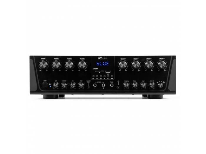 Power Dynamic PV280BT Amplificador de audio de 8 zonas 800W