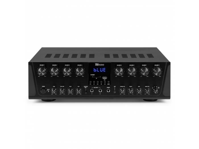 Power Dynamic PV280BT Amplificador de audio de 8 zonas 800W