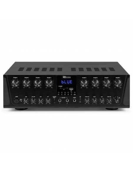 Power Dynamic PV280BT Amplificador de audio de 8 zonas 800W