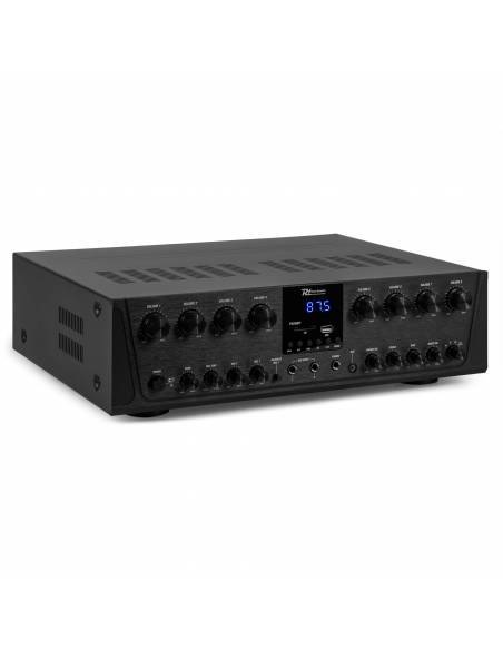 Power Dynamic PV280BT Amplificador de audio de 8 zonas 800W