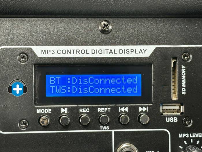 SEVEN SV215APRO-TWS ALTAVOZ AUTOAMPLIFICADO 2X15' MP3/BT 2000W