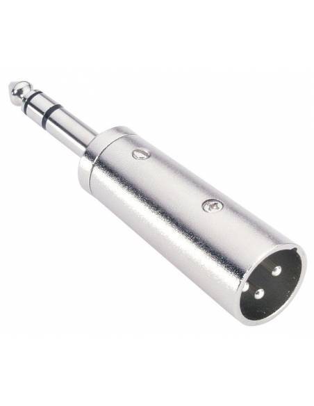 Adam Hall Adaptador Jack 6.3mm macho estéreo a XLR macho - 3