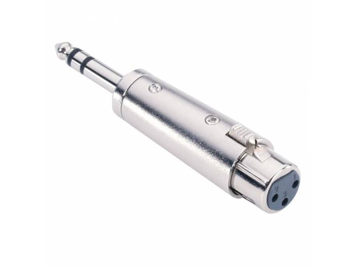 Adam Hall Adaptador Jack 6.3mm macho estéreo a XLR hembra - 2