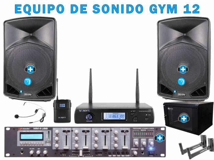 EQUIPO SONIDO GYM 12A BASIC
