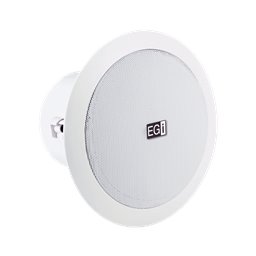 EGi 6077 Altavoz Coaxial Techo  8``2 vías 100V 5-10-20-40W - 8ohms Caja y Rejilla Blanco