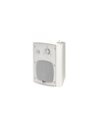 EGi 6085 Bafle HiFi de 2 vías 4" y Tweeter 1",  20W 8 ohms o 20/10/5W 100V, plastico ABS, color blanco con soporte a pared