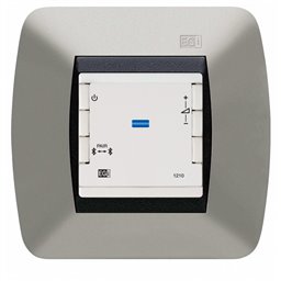 EGi 1210.BTH Mando solo C/Boton de emparejamiento Bluetooth y entrada con prioridad PIN avisos, a 110/230Vac  Color Blanco.