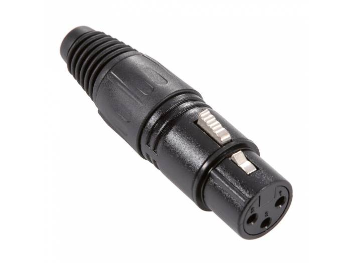 Adam Hall 7849 Conector XLR Hembra Negro - 1