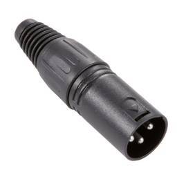 Adam Hall 7850 Conector XLR Macho Negro - 1