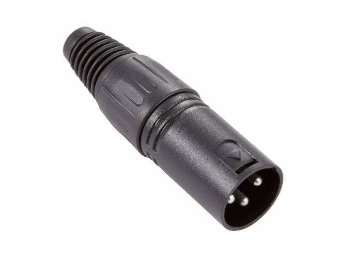 Adam Hall 7850 Conector XLR Macho Negro - 1