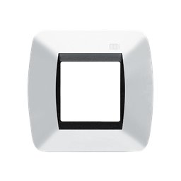 EGi 1801/BN Embellecedor EGi 1 Módulo para caja universal. blanco nieve