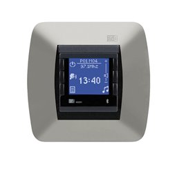 EGi 40291.BT Mando Audio C/ Intercom, 3 Ch + Bluetooth con Pantalla Gráfica, FM RDS en Negro