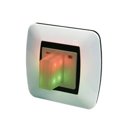 EGi 5211 MÓDULO SEÑALIZADOR DE HABITACION CON DOBLE LED ROJO/VERDE 230 Vac CAJA 60 mm