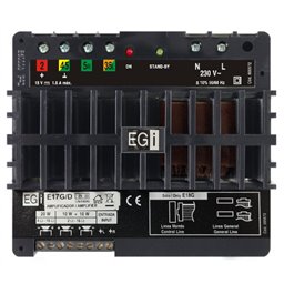 EGi E17G/D Amplificador Alimentador 15Vdc 1A autónomo estéreo/mono 10 + 10 W (2 ohms) o 20W 4 ohms
