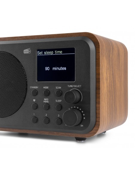 AUDIZIO Milan DAB+ Radio con Batería Madera