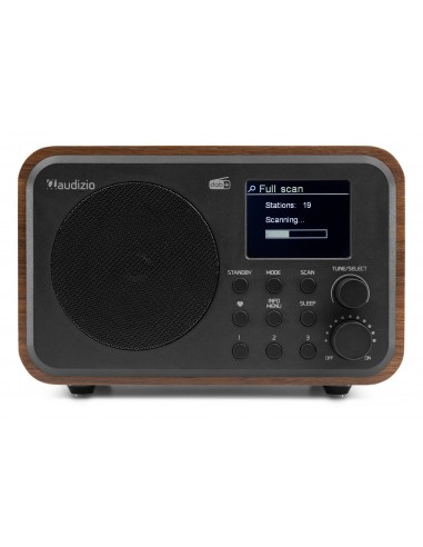 AUDIZIO Milan DAB+ Radio con Batería Madera