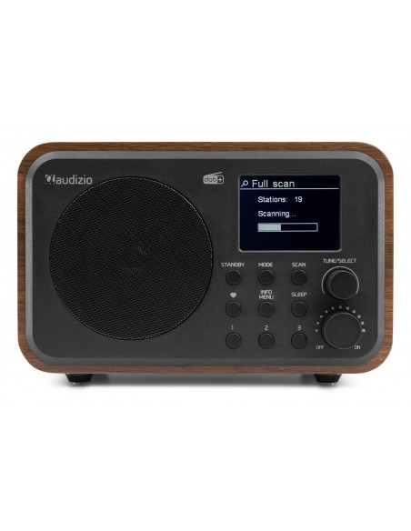 AUDIZIO Milan DAB+ Radio con Batería Madera