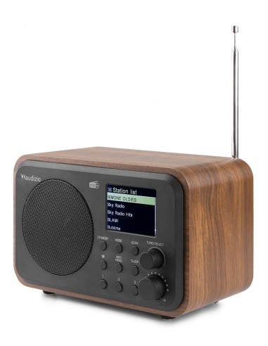 AUDIZIO Milan DAB+ Radio con Batería Madera