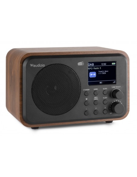 AUDIZIO Milan DAB+ Radio con Batería Madera