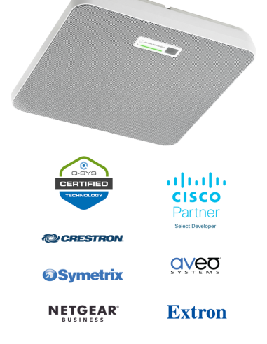 Audio-technica ATND1061Conjunto de micrófonos de techo con control de zonas