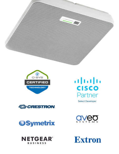 Audio-technica ATND1061Conjunto de micrófonos de techo con control de zonas