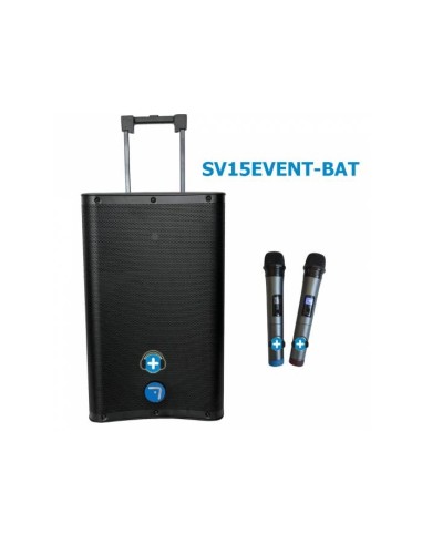 SV15EVENT-BAT-TWS Altavoz Portatil con Bateria de larga duracion y Microfonia 1000w