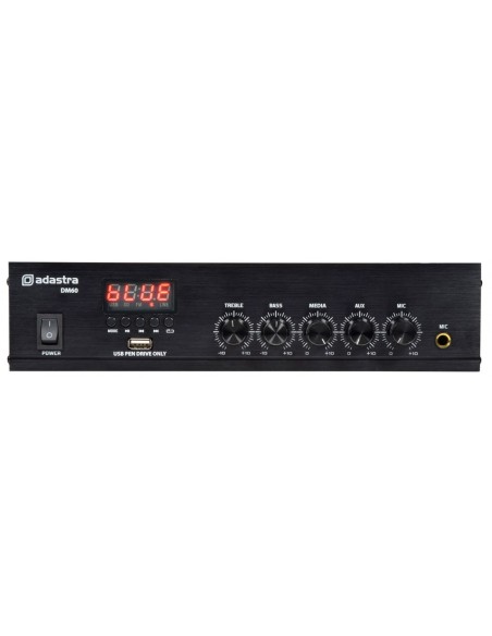 DM60 Amplificador Digital 60W RMS Línea 100V