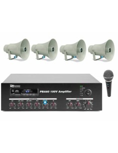 PACK DE MEGAFONIA EXTERIOR 4T- Megafonia con 60W de potencia - basic 2