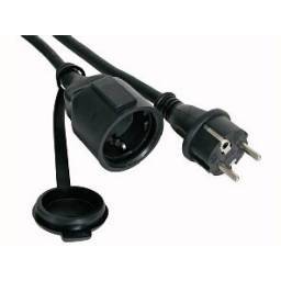 Velleman CABLE PROLONGADOR DE GOMA - 10 m - 1