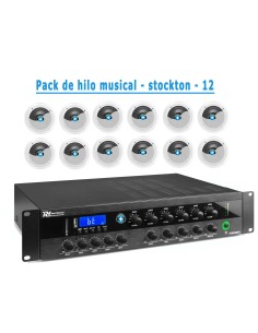 Pack de Hilo Musical -STOCKTON-12 - Altavoces de linea de 100v