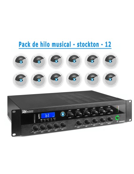 Pack de Hilo Musical -STOCKTON-12 - Altavoces de linea de 100v