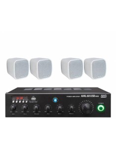 Pack Tienda 10040 - Hilo musical con altavoces en Color Blanco