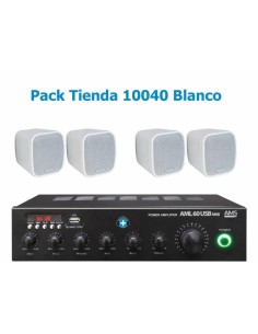 Pack Tienda 10040 - Hilo musical con altavoces en Color Blanco 2