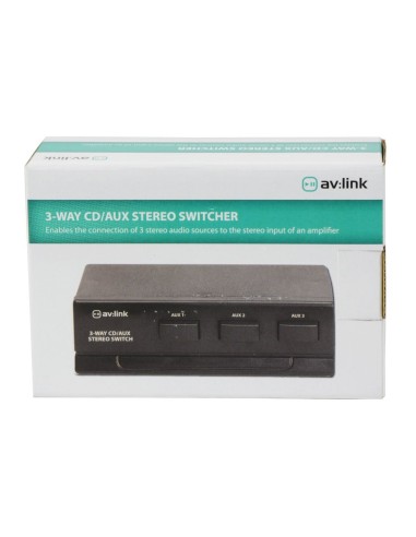 AD-AUD31 Selector de entradas de línea de 3 vías