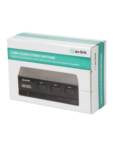 AD-AUD31 Selector de entradas de línea de 3 vías