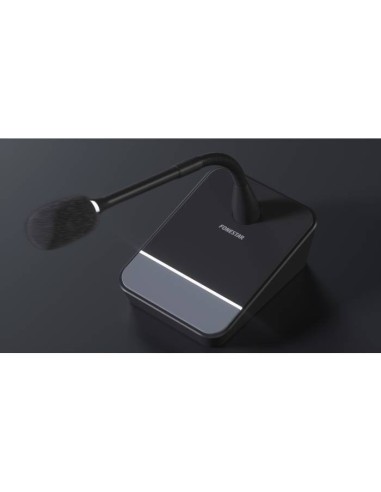 FONESTAR MICSET-C32LED Micrófono de condensador electret unidireccional de sobremesa