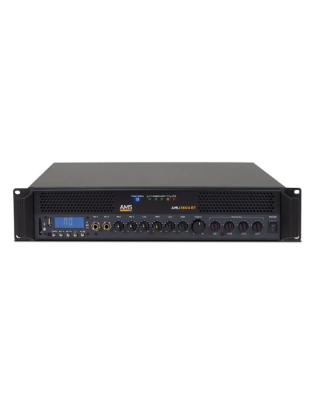 AMS AMU 3604 BT Amplificador/mezclador linea 100v- 8-16 Ohm 360 W